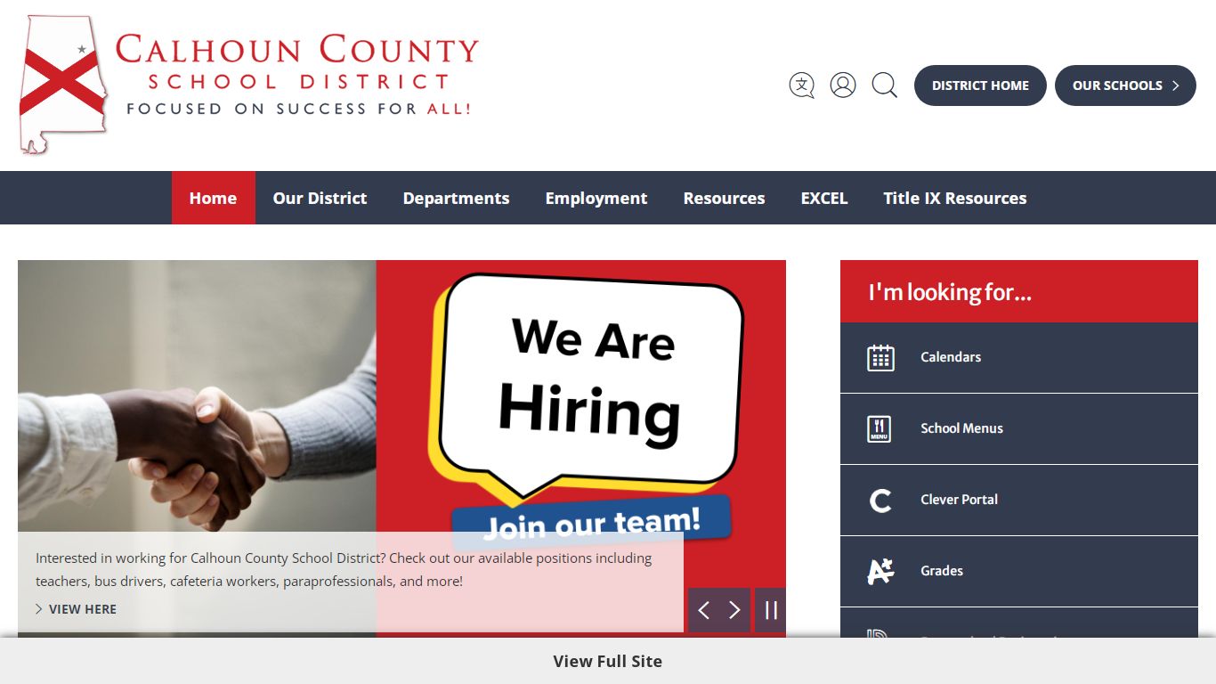 Calhoun County School District / Homepage