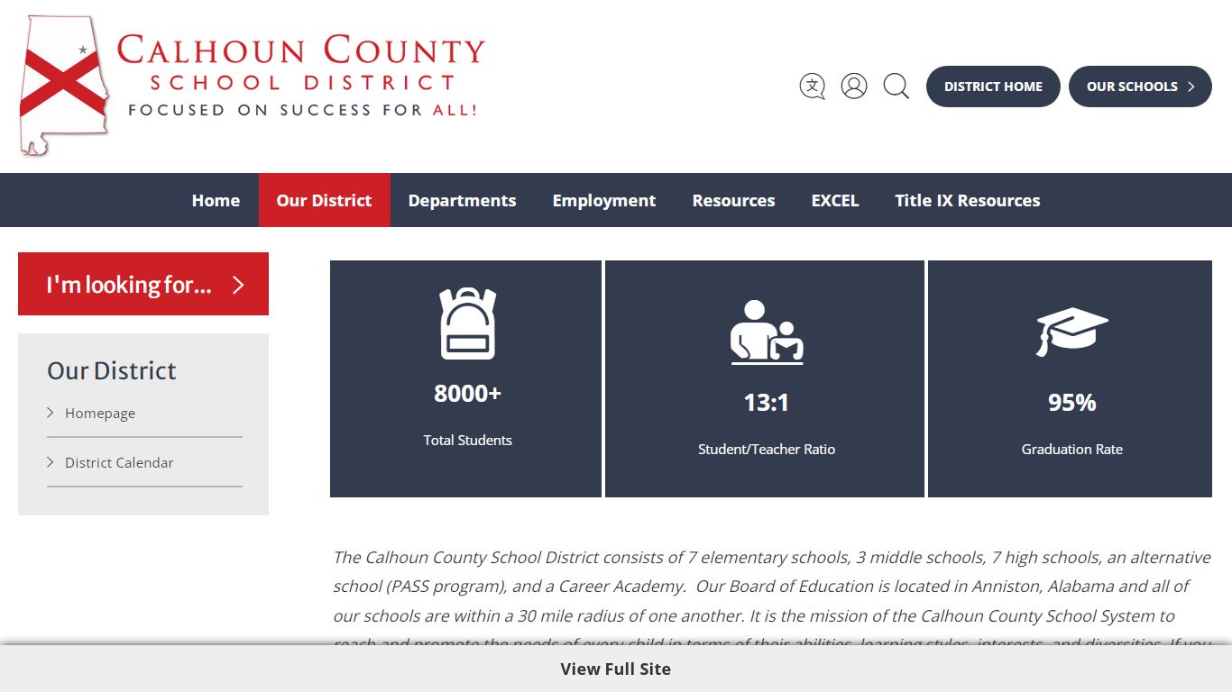 Our District / Homepage - Calhoun County Schools